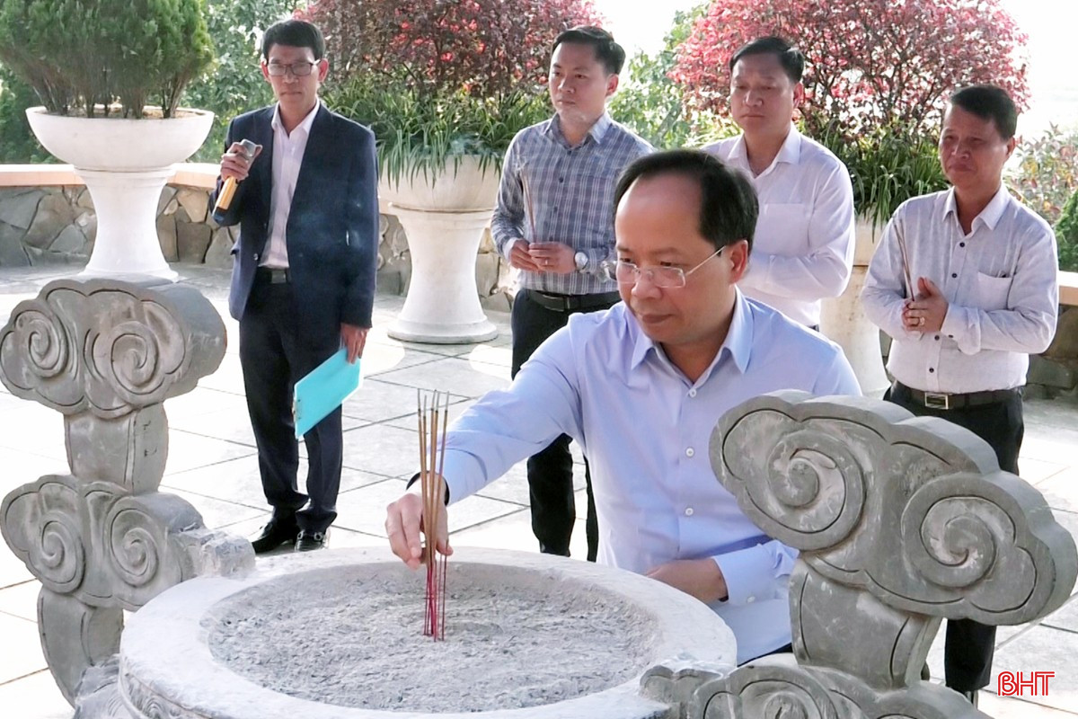 Bí thư Tỉnh ủy kiểm tra việc hoàn thiện dự án trùng tu, tôn tạo Khu lưu niệm Tổng Bí thư Trần Phú